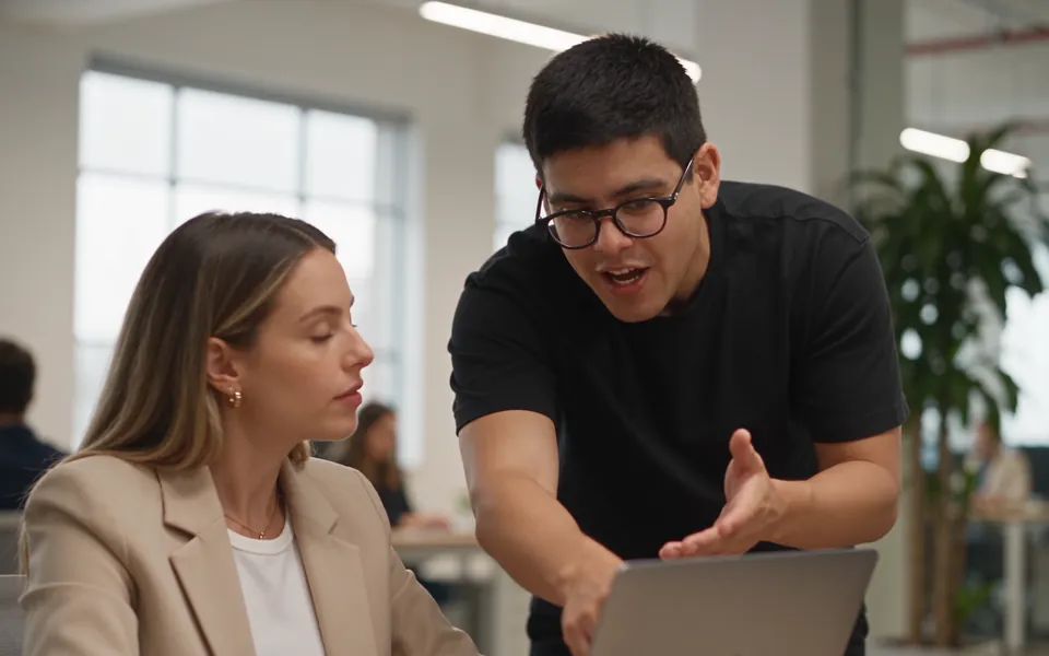 Diego López en clase