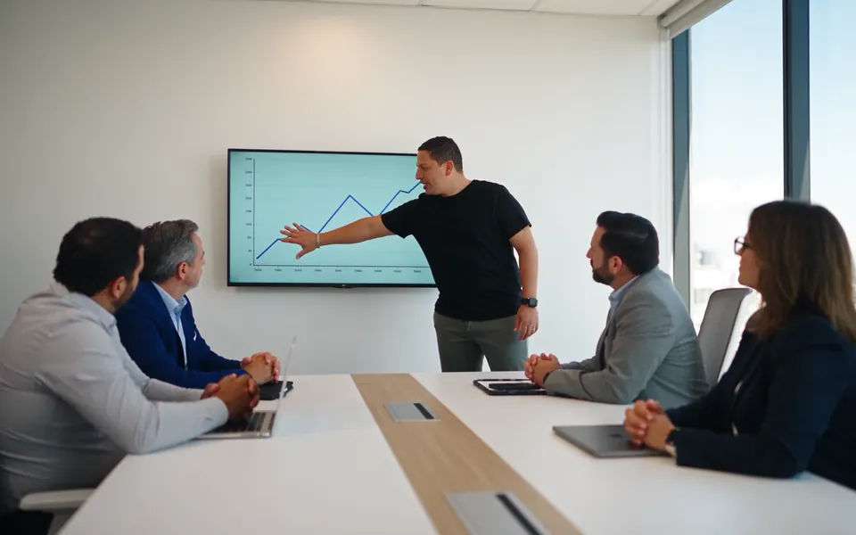Álvaro del Pino en clase