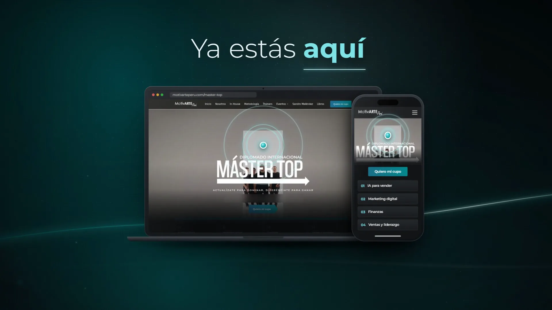 Ya estás aquí: el video de Máster Top